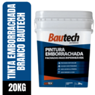 Tinta Emborrachada Impermeabilizante Branca 20kg Bautech