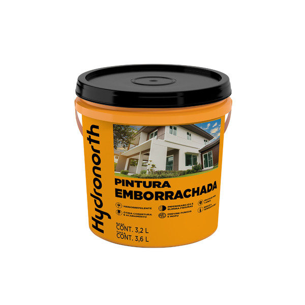 Tinta Emborrachada Impermeável Elefante 3,6 Litros Hydronorth