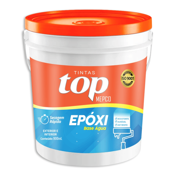 Tinta Epóxi Base Água - 3,6 Lt - Branco - Antimofo Para Piso,