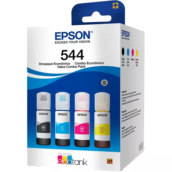 Tinta Epson T544 Ecotank Kit Garrafas  L3150 L3110