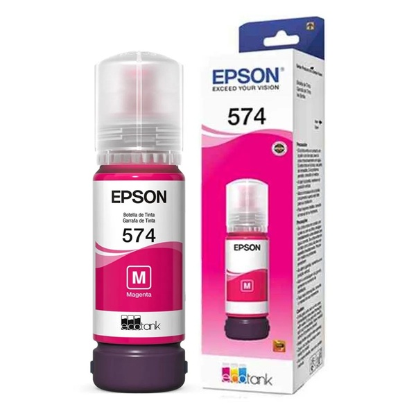 Tinta Epson T574120al T574120 T574 574 Magenta Original L8050