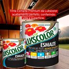 Tinta Esmalte Acetinado Base Água Branco 900ml Lukscolor 1/4