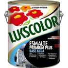Tinta Esmalte Acetinado Base Água Preto 3.600l Lukscolor Preto