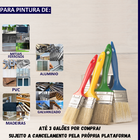 Tinta Esmalte Base Água Ferro Madeira Metal 3,6l Cores - Verm