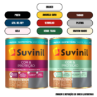 Tinta Esmalte Base Água Seca Rápido 900ml Suvinil Cores Brilh