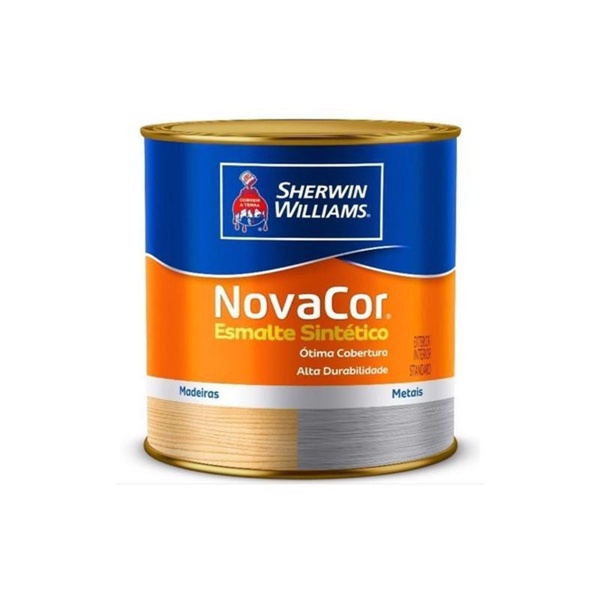 Tinta Esmalte Branco Novacor Brilhante 900ml Sherwin-williams