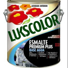 Tinta Esmalte Fosco Base Água Preto 3.600l Lukscolor Preto