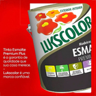 Tinta Esmalte Lukscolor Alto Brilho 3600ml Cinza Escuro