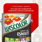 Tinta Esmalte Lukscolor Alto Brilho 3600ml Cinza Escuro