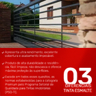 Tinta Esmalte Lukscolor Alto Brilho 3600ml Marrom Claro