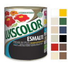 Tinta Esmalte Sintético Base Água 900ml Lukscolor - Cores Azu