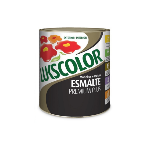Tinta Esmalte Sintetico Brilhante 900ml Lukscolor Cores Verde