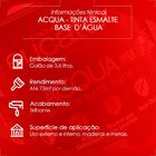 Tinta Esmalte Sintetico Eucatex 3600ml Base Agua Branco Brilh