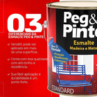 Tinta Esmalte Sintetico Eucatex 3600ml Branco Brilhante Peg P