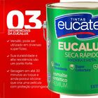 Tinta Esmalte Sintetico Eucatex 3600ml Branco Fosco Eucalux