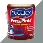 Tinta Esmalte Sintetico Eucatex 3600ml Cinza Medio Brilhante