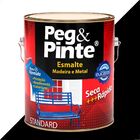 Tinta Esmalte Sintetico Eucatex 3600ml Preto Brilhante Peg Pi