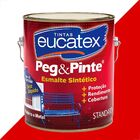 Tinta Esmalte Sintetico Eucatex 3600ml Vermelho Brilhante Peg