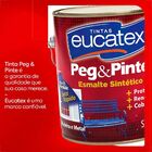 Tinta Esmalte Sintetico Eucatex 3600ml Vermelho Brilhante Peg