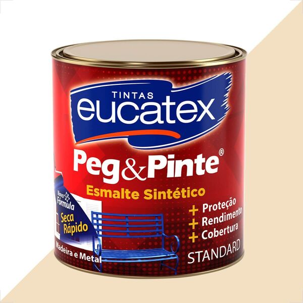 Tinta Esmalte Sintetico Eucatex 900ml Areia Brilhante Peg Pinte | Leroy ...