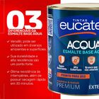Tinta Esmalte Sintetico Eucatex 900ml Base Agua Branco Acetin