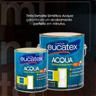 Tinta Esmalte Sintetico Eucatex 900ml Base Agua Preto Brilhan