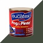 Tinta Esmalte Sintetico Eucatex 900ml Cinza Escuro Brilhante