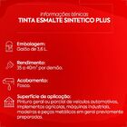 Tinta Esmalte Sintetico Plus Automotivo Anjo 3600l Preto Fosco