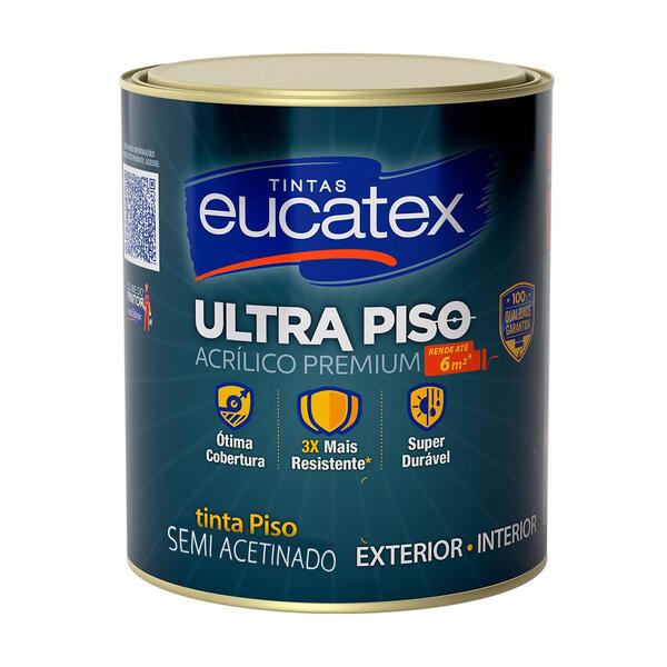 Tinta Eucatex Ultra Piso Premium 0,9 Litros - Marrom