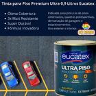 Tinta Eucatex Ultra Piso Premium 0,9 Litros Preto