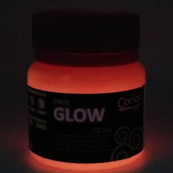 Tinta Glow Corion Led Cell 50ml Brilha Sem Luz Negra. Lumines
