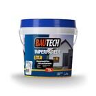 Tinta Impermeabilizante Fosca Imperparede Externas Cinza Platina 4Kg Bautech
