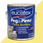 Tinta Latex Eucatex Peg Pinte Acrilico Amarelo Canario 3600ml
