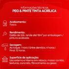 Tinta Latex Eucatex Peg Pinte Acrilico Azul Ilheus 3600ml