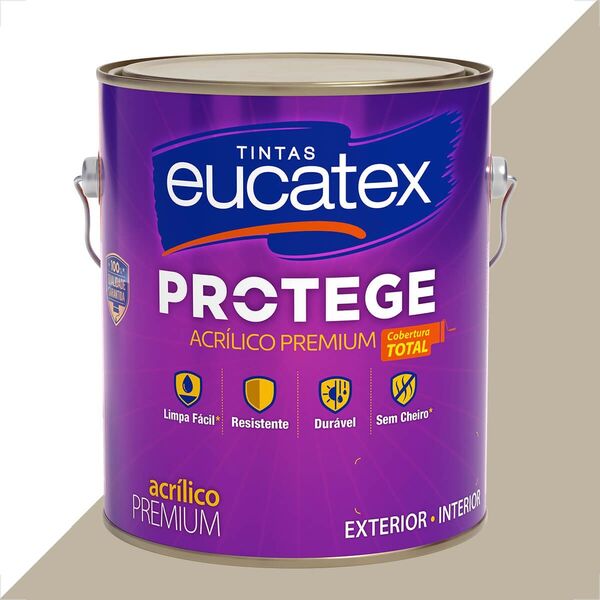 Tinta Latex Eucatex Protege Acrilico Premium Fosco Corda 3600