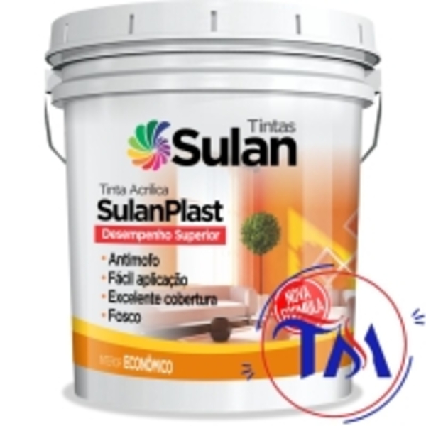 Tinta Latéx Interior Sulanplast 18lt Cor: Amarelo Canário