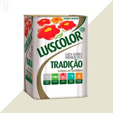 Tinta Latex Lukscolor Tradicao Acrilico Fosco 18l Algodao Egi