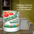 Tinta Latex Lukscolor Tradicao Acrilico Fosco 3600ml Cromio