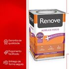 Tinta Latex Renove Acrilico Fosco 18l Prata