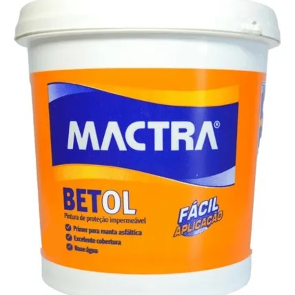 Tinta Manta Impermeabilização Asfáltica Betol 12lt Mactra