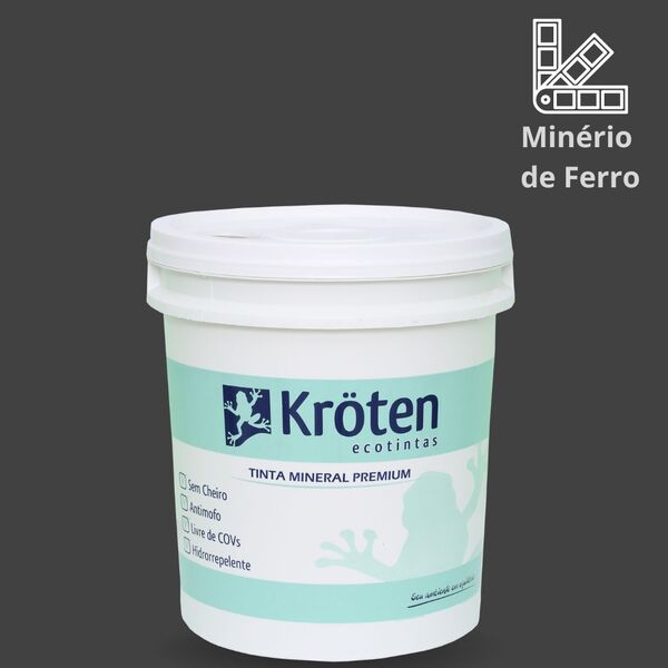 Tinta Mineral Ecossílica Premium Minério De Ferro 16 2l