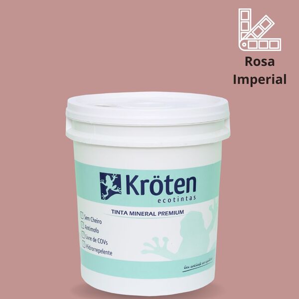 Tinta Mineral Ecossílica Premium Rosa Imperial 16 2l