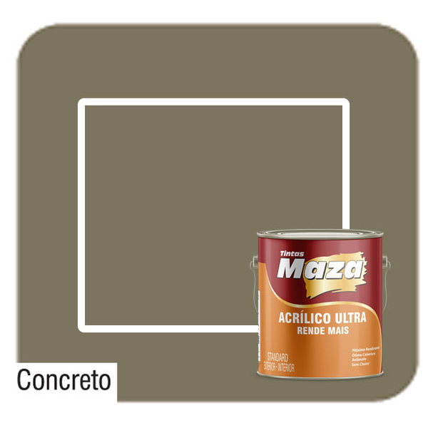 Tinta Para Parede Super Rendimento Acrílico Ultra  3,6l - Maz