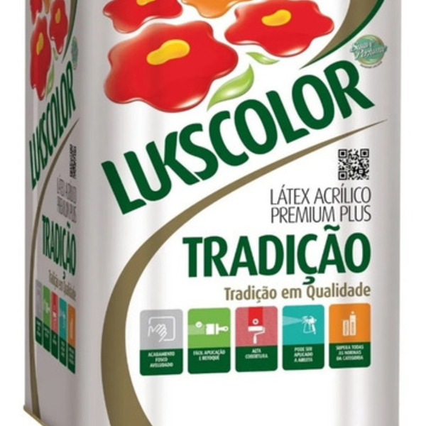 Tinta Parede Latex Premium 18lt Cores - Lukscolor Tradição Pa