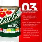 Tinta Piso Lukspiso Galão 3,6 Litros Diversas Cores Cinza