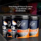 Tinta Poligraff Pisos   Quadras Chumbo 3600ml