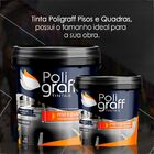 Tinta Poligraff Pisos   Quadras Chumbo 3600ml