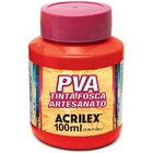Tinta Pva Vermelho Vivo 100ml.