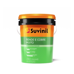 Tinta Rende E Cobre Muito Suvinil Balde 20l - Branco | Leroy Merlin
