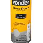 Tinta Spray Acrílica Alta Temperatura Alumínio 350ml/250g Von